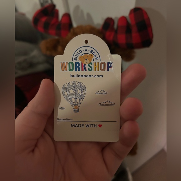 Build A Bear Winter Wishes Buffalo Check Pattern Moose 2022 - Picture 5 of 7